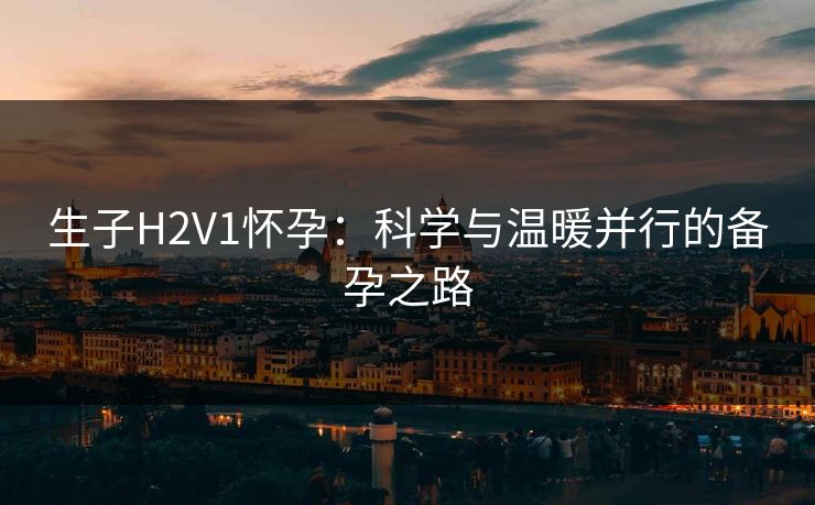 生子H2V1怀孕：科学与温暖并行的备孕之路